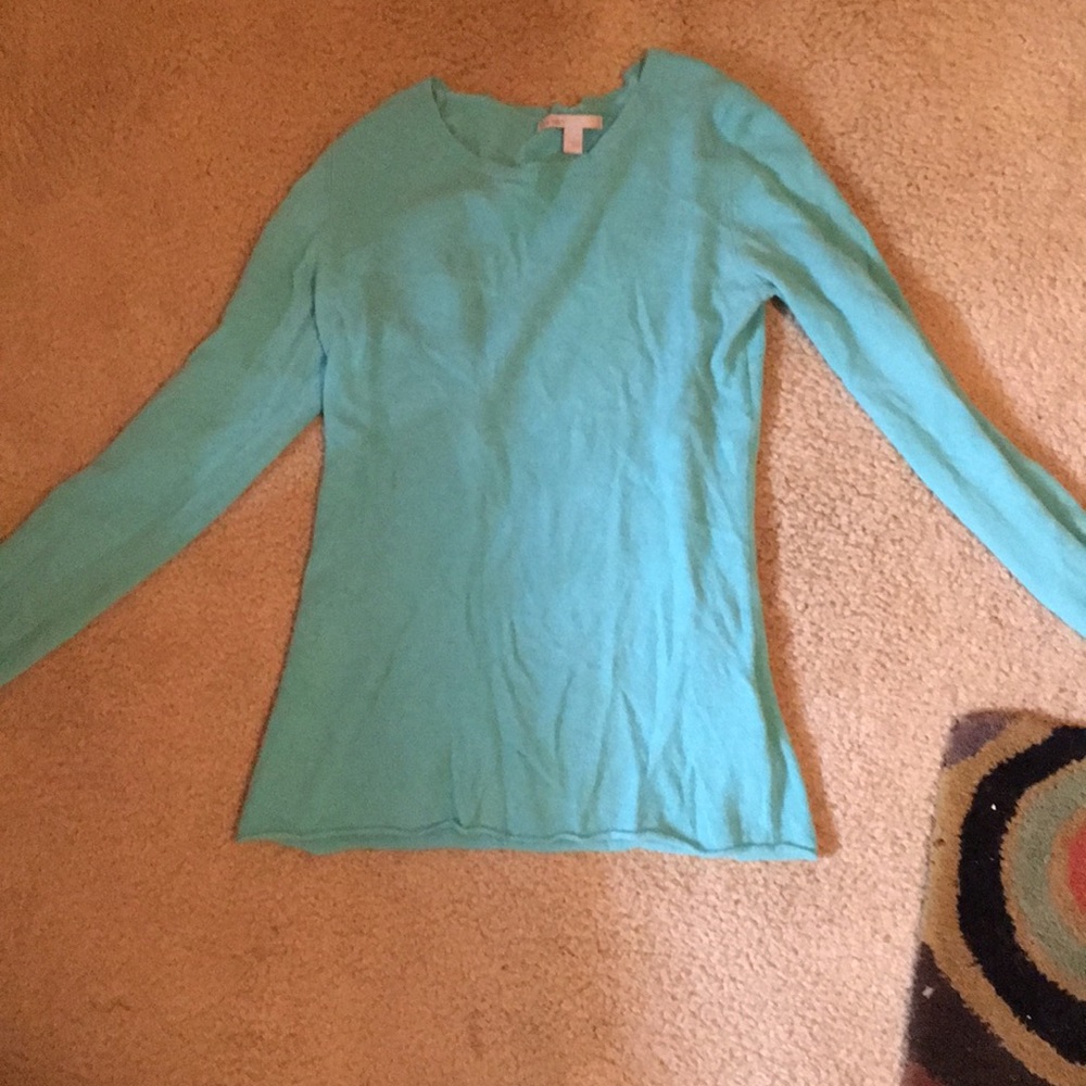 Old navy turquoise cashmere sweater Large